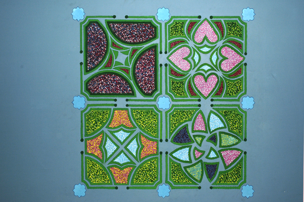 Wall Painting 'Gardengrid'